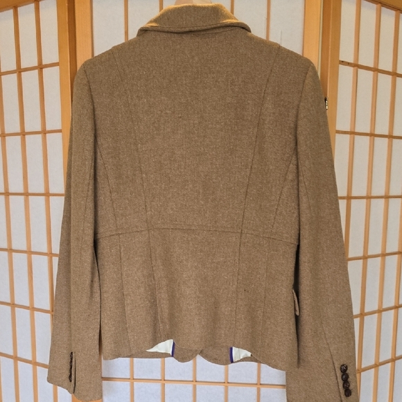 J Crew Women's Bella Camel Wool Blazer - Size M - Picture 6 of 12